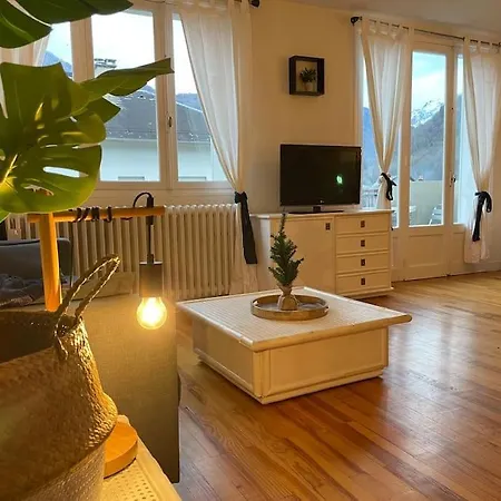 Grand T2 Centre Proche Pistes Et Thermes Apartament